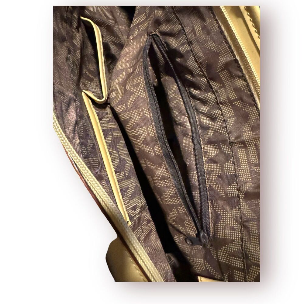 Noble Exchange Logo Monogram Studded Tote Bag - Picture 7 of 8